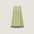 Jupe Midi Volante Vert Pistache - Lila