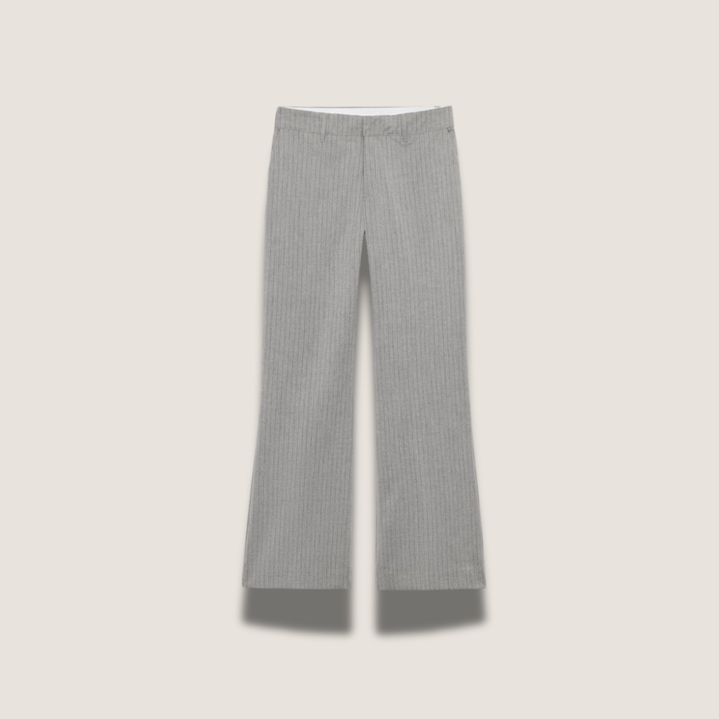Pantalon flare en maille côtelée - Luna