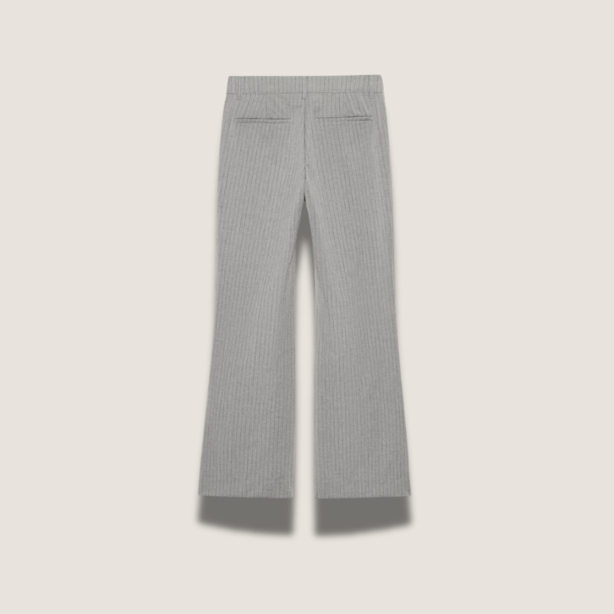 Pantalon flare en maille côtelée - Luna