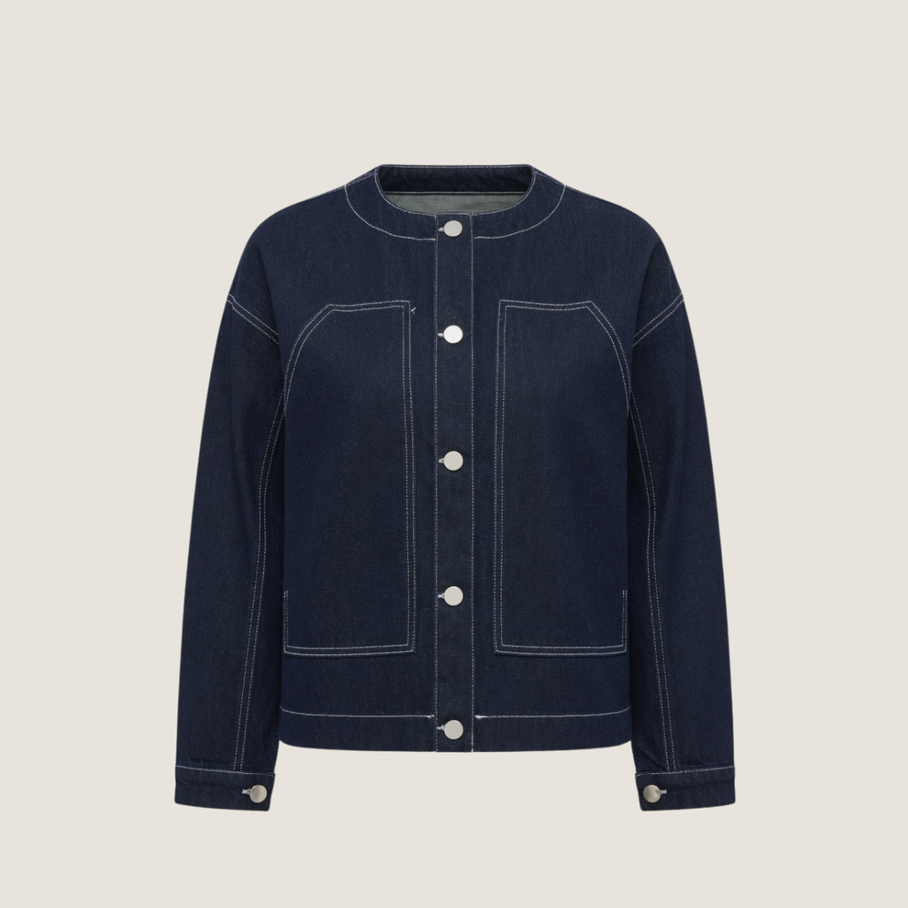 Blazer jean - Contraste Indigo