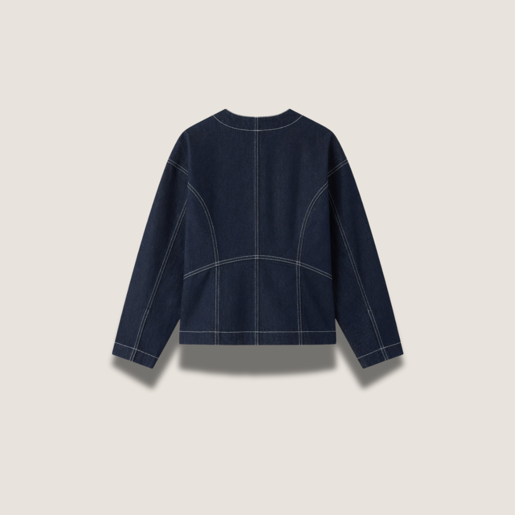 Blazer jean - Contraste Indigo
