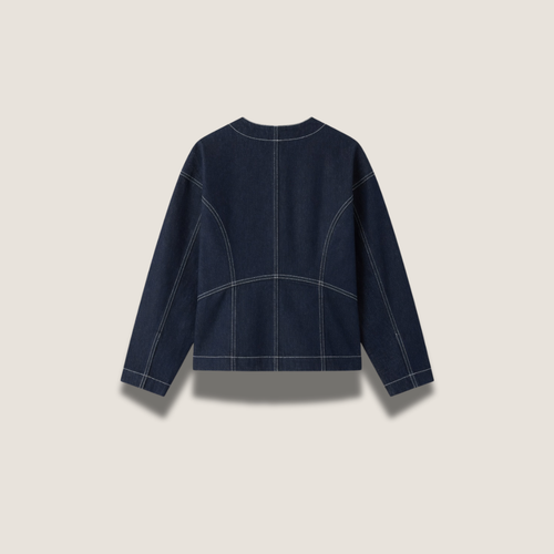 Blazer jean - Contraste Indigo