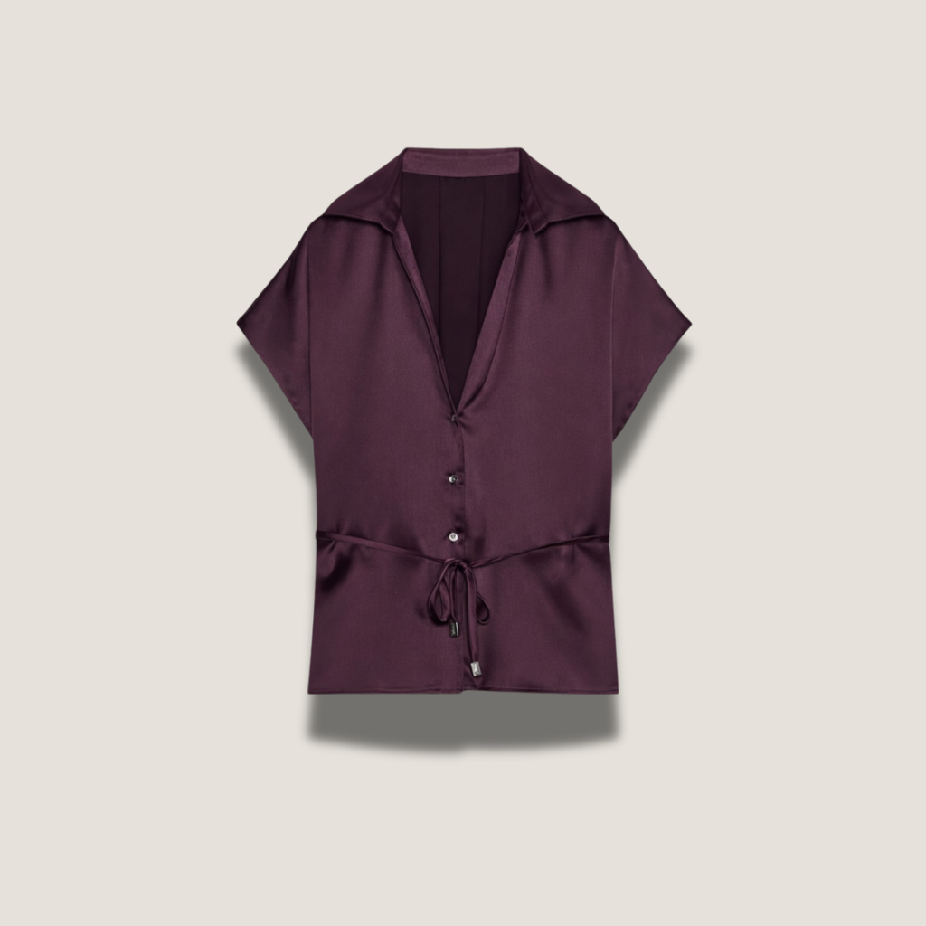 Blouse Ceinturée Satin - Signa
